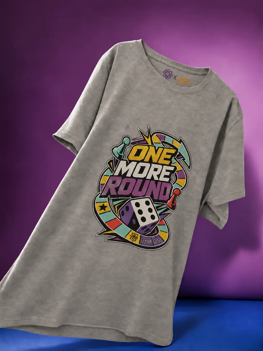 Crystal Lotus One More Round T-shirt